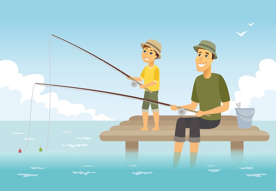 mentoring - teaching a child to fish